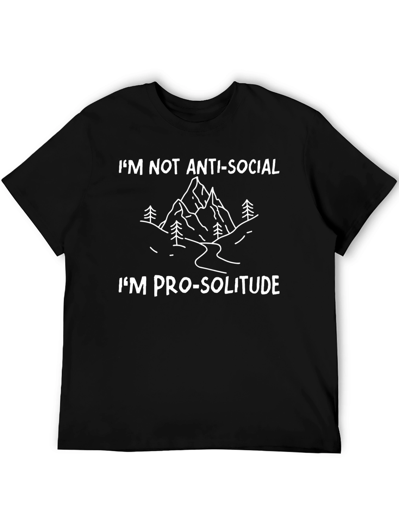 Anti-Social Pro-Solitude Graphic Tee