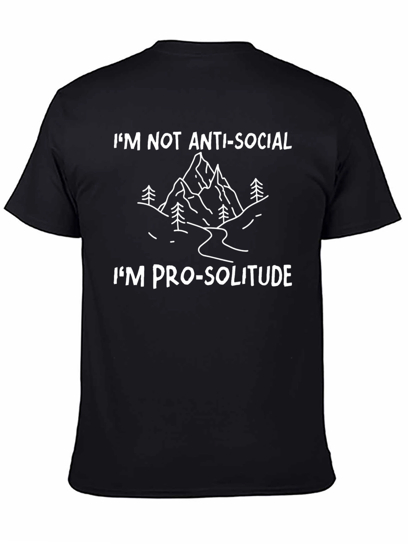 Anti-Social Pro-Solitude Graphic Tee
