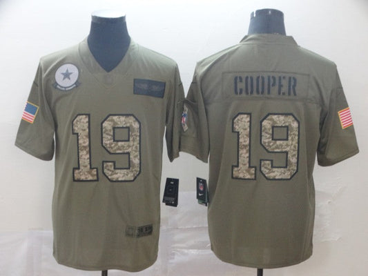 Men's Dallas Cowboys Amari Cooper #19 Brown Alternate Game Jerseys