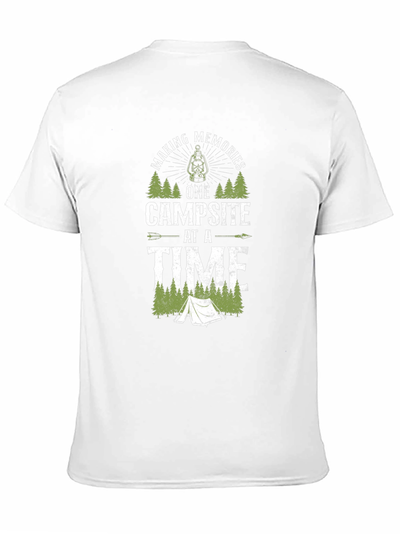 Camping Memories Black Graphic T-Shirt