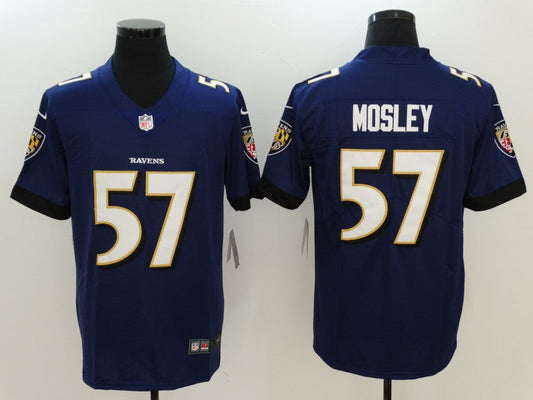 Men's Baltimore Ravens C.J. Mosley #57 Purple Game Player Jerseys