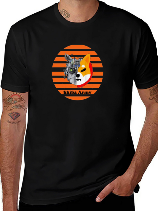 Shiba Army T-Shirt - Crypto Inspired Design