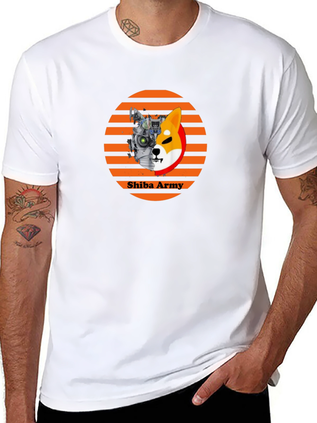 Shiba Army T-Shirt - Crypto Inspired Design