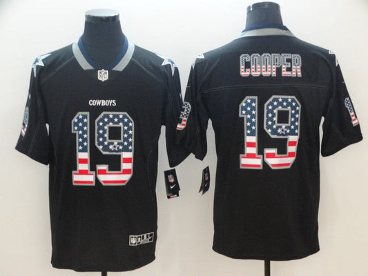 Men's Dallas Cowboys Amari Cooper #19 Black Game Jerseys