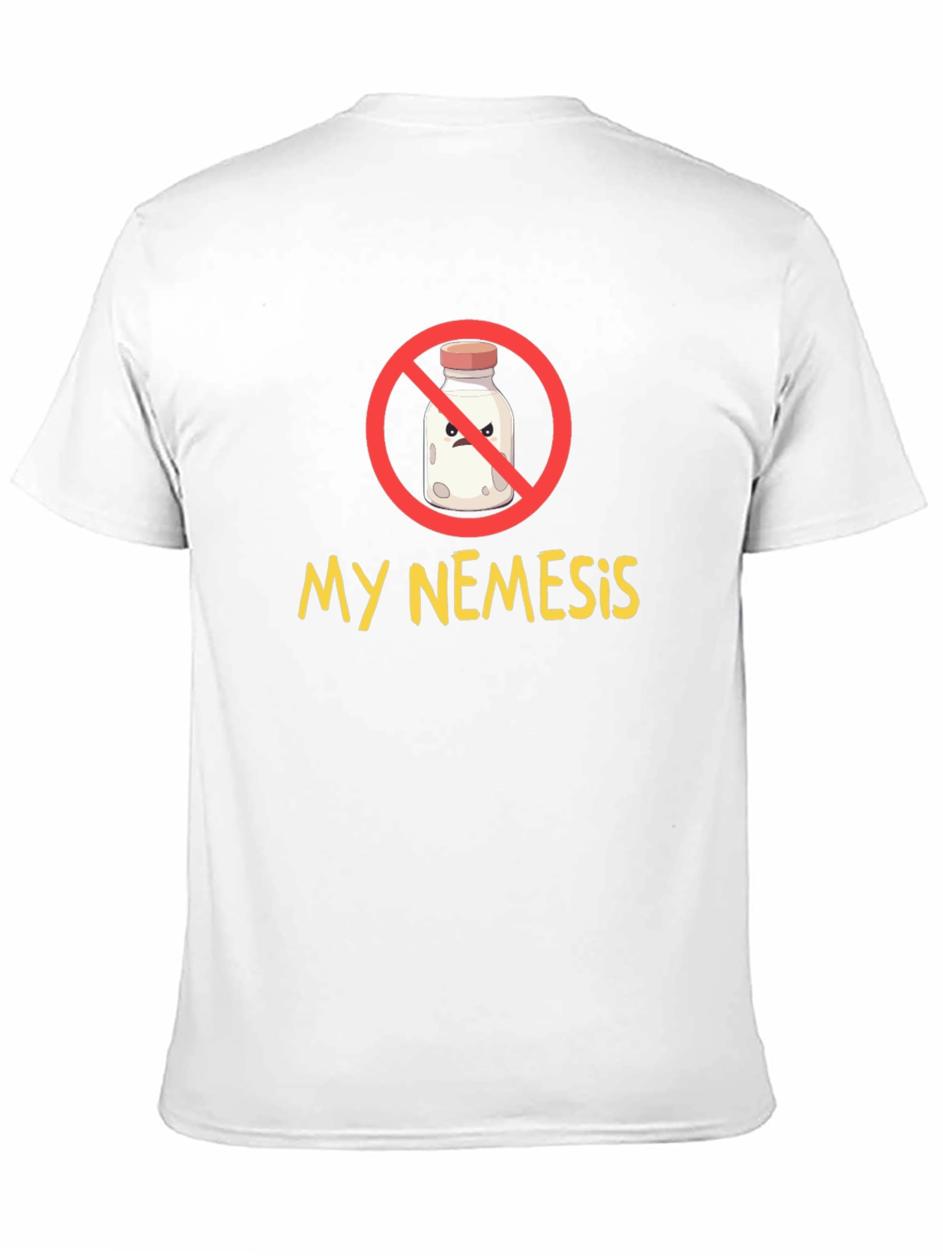 My Nemesis Milk Graphic Tee - Funny Cartoon T-Shirt