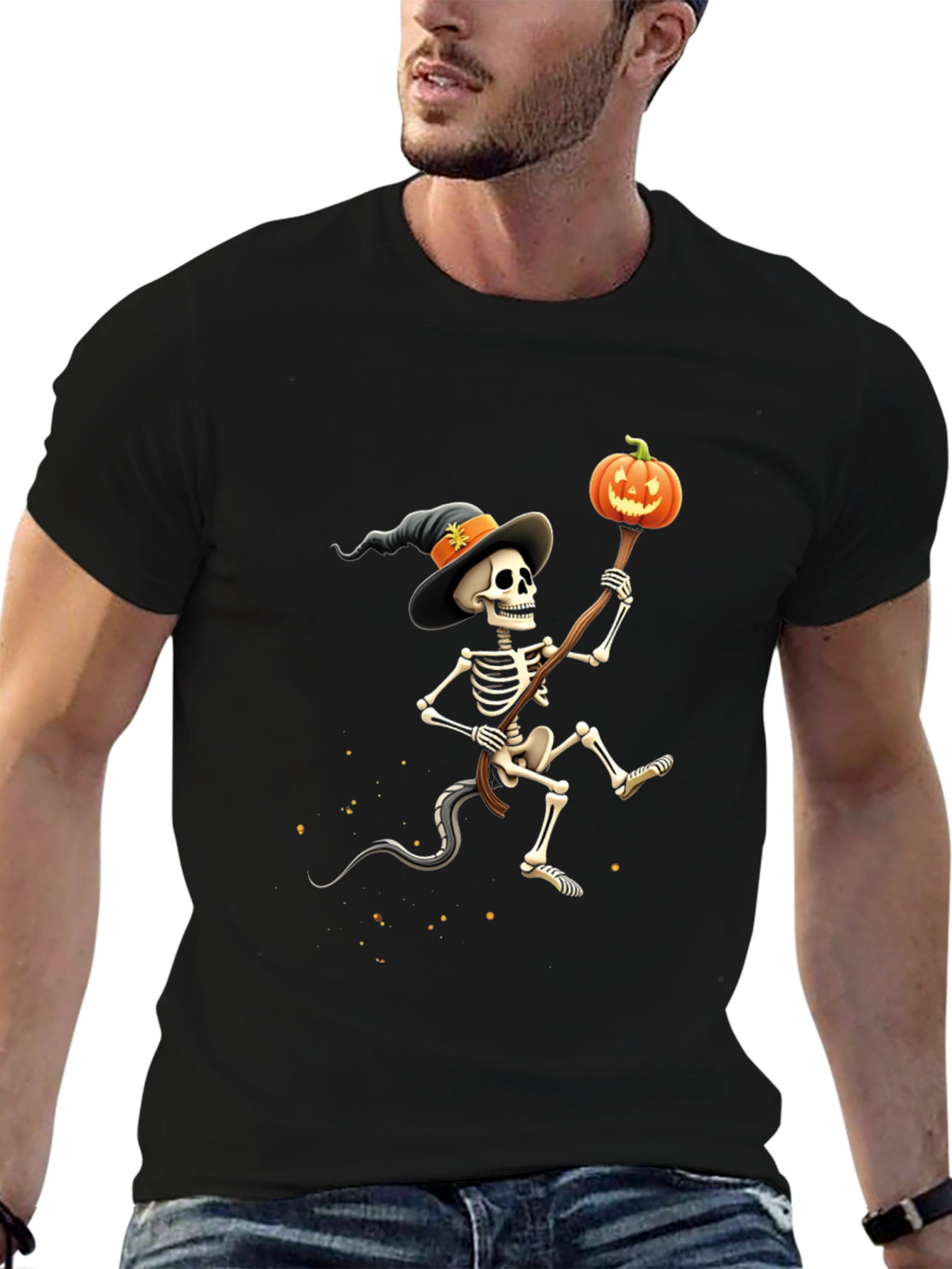 Spooky Skeleton Halloween T-Shirt