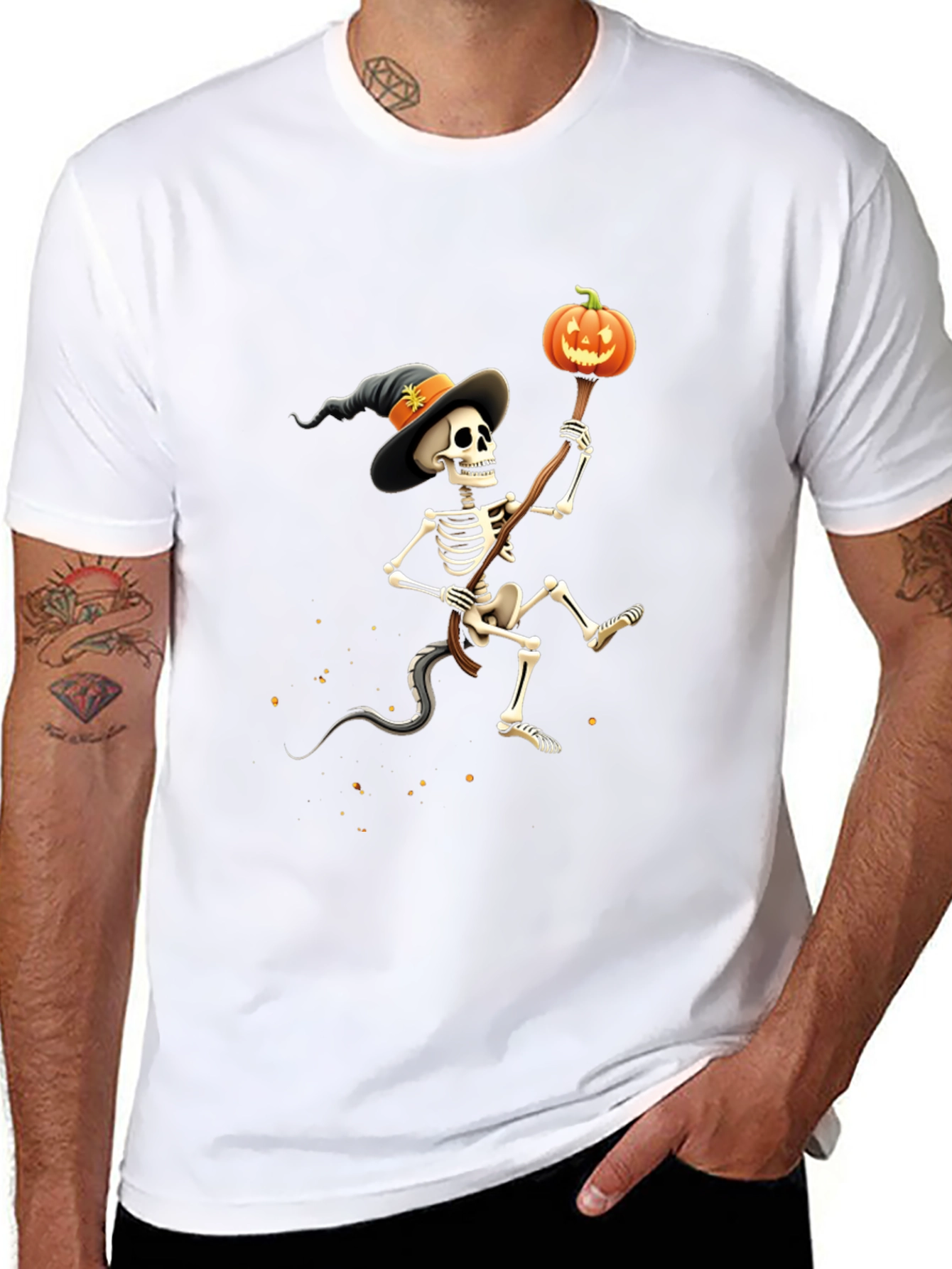Spooky Skeleton Halloween T-Shirt