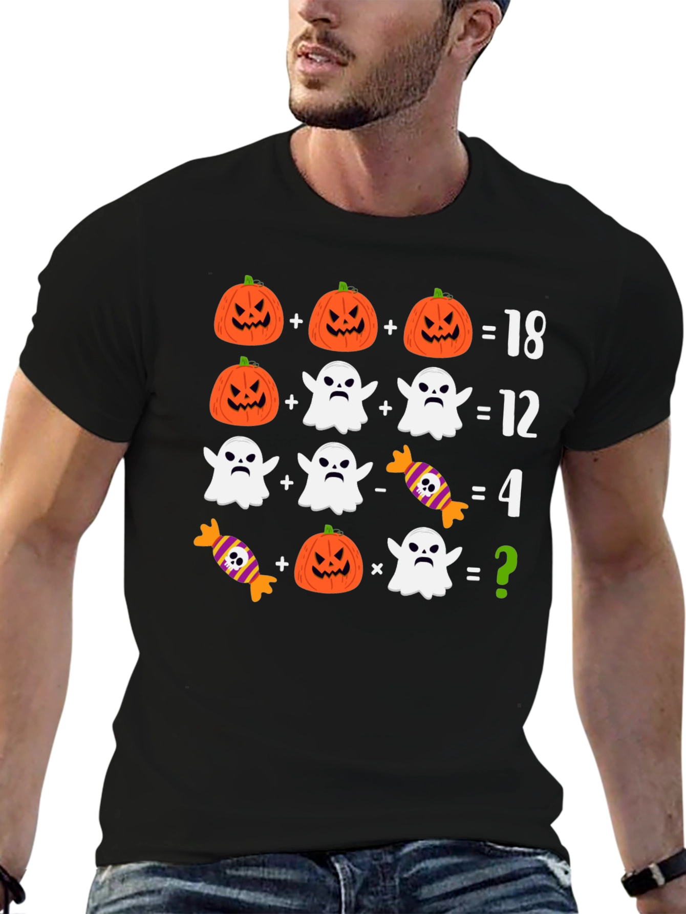 Halloween Math Puzzle T-Shirt