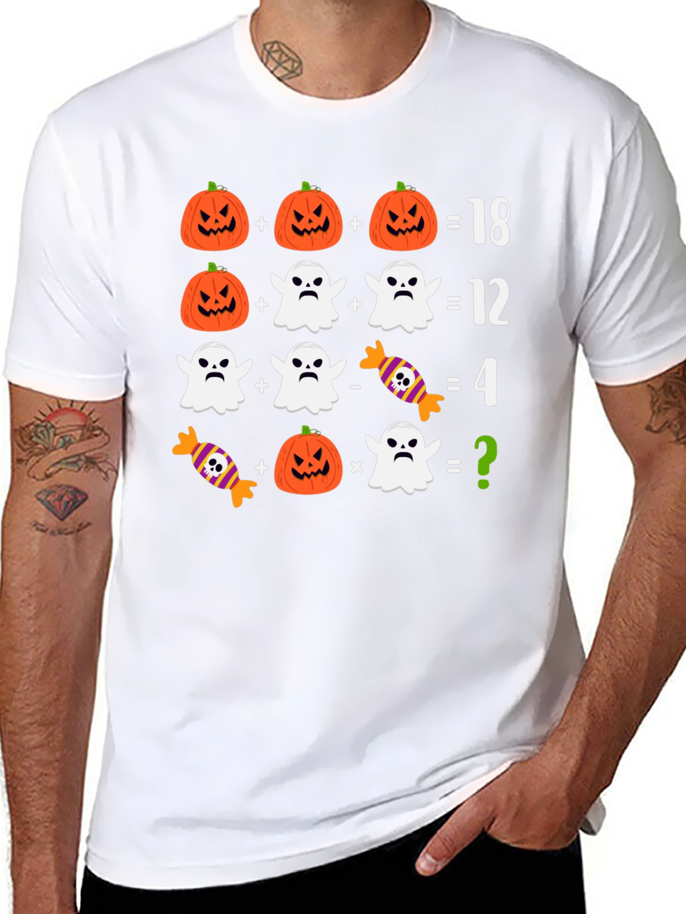 Halloween Math Puzzle T-Shirt