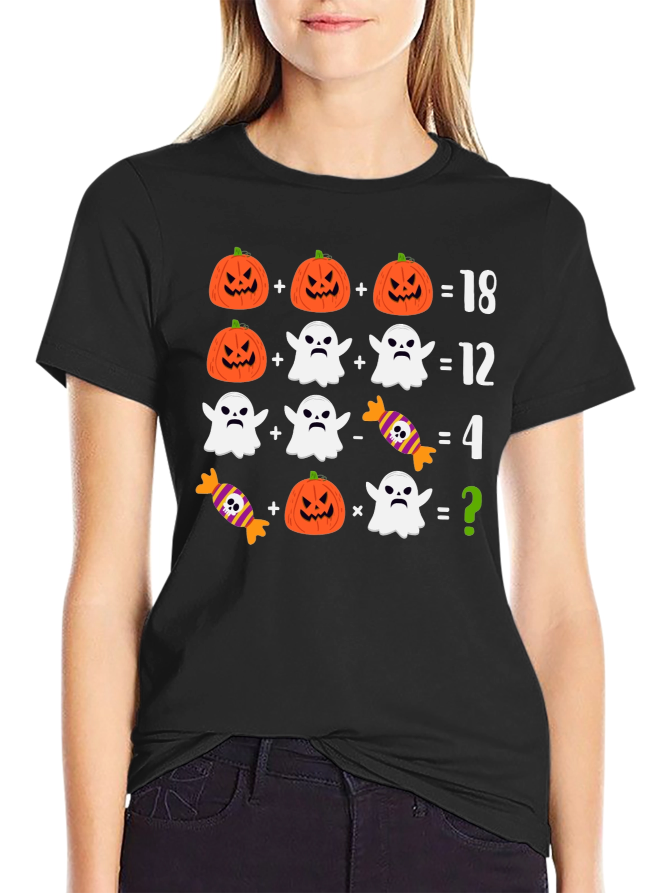 Halloween Math Puzzle T-Shirt