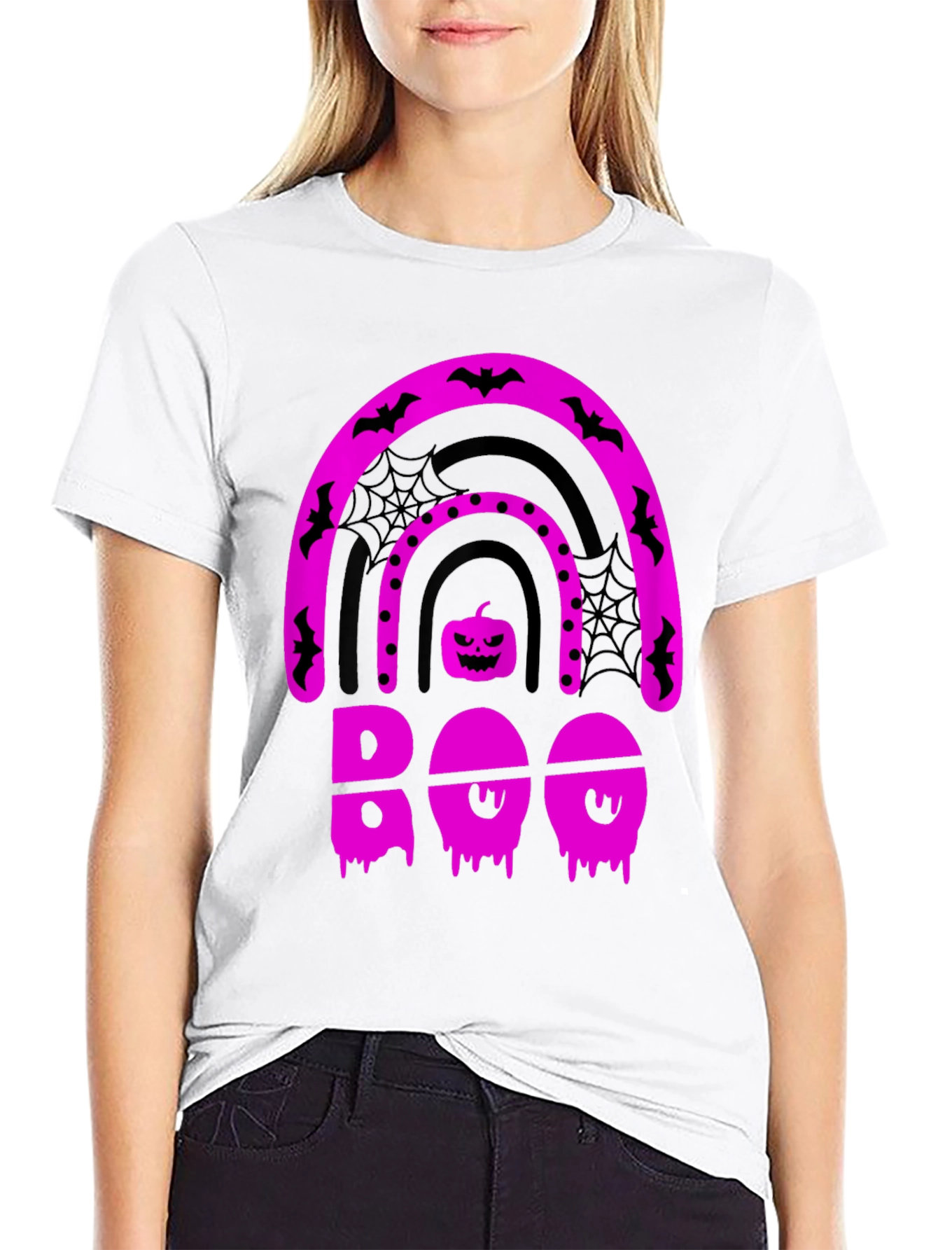 Halloween Boo Rainbow T-Shirt