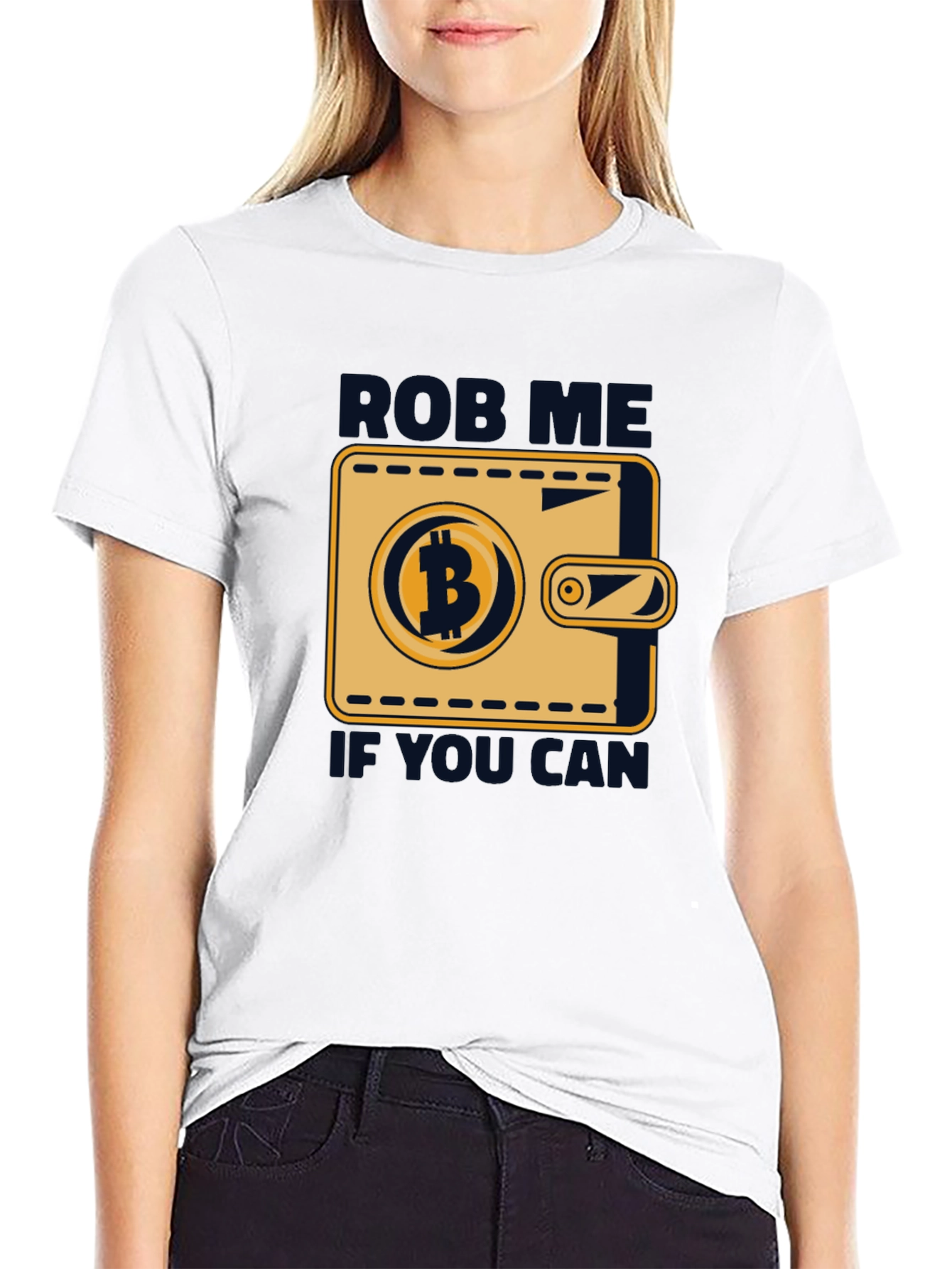 Bitcoin Wallet Graphic T-Shirt