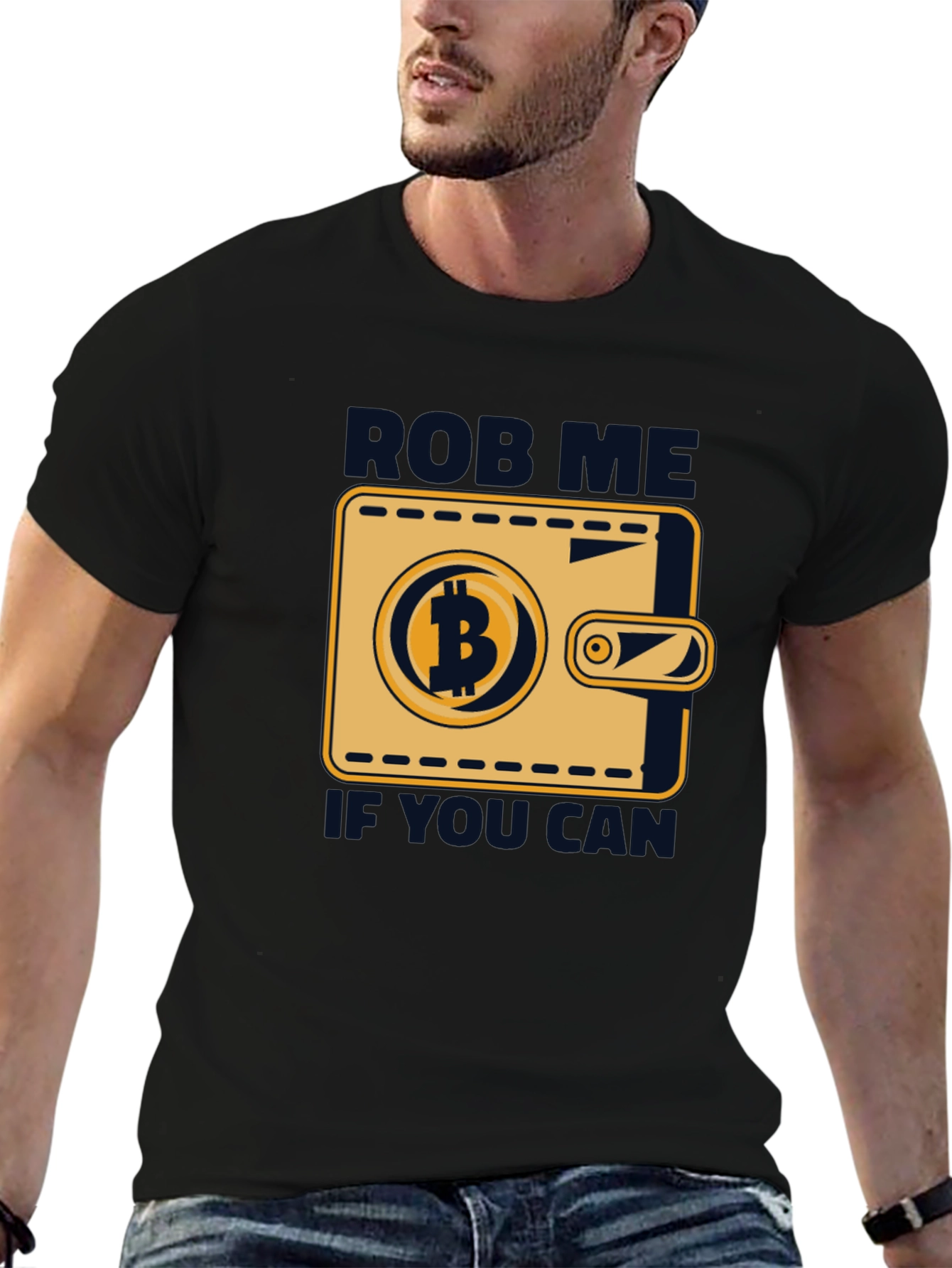 Bitcoin Wallet Graphic T-Shirt