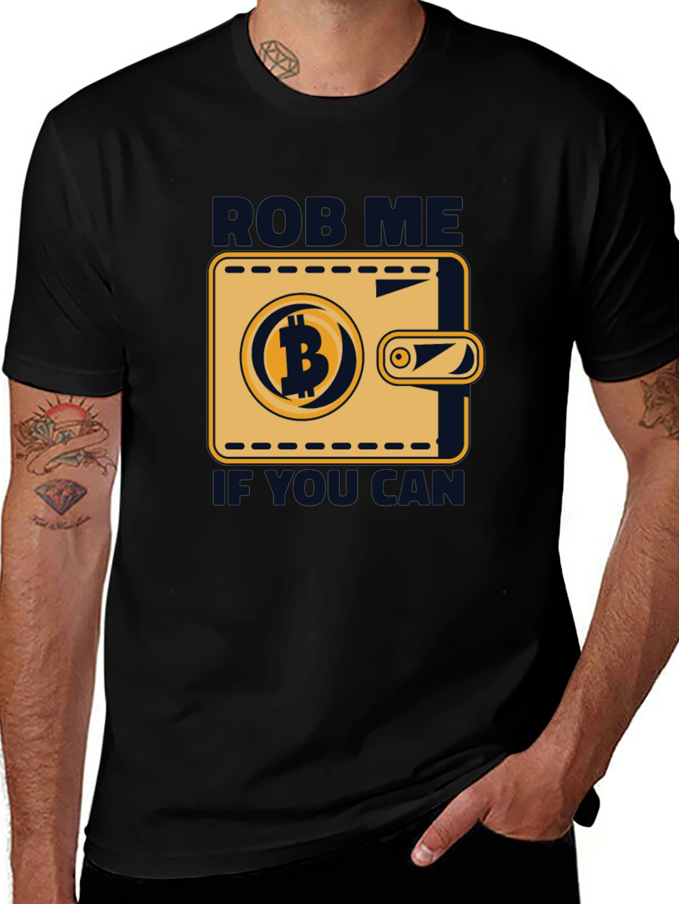 Bitcoin Wallet Graphic T-Shirt