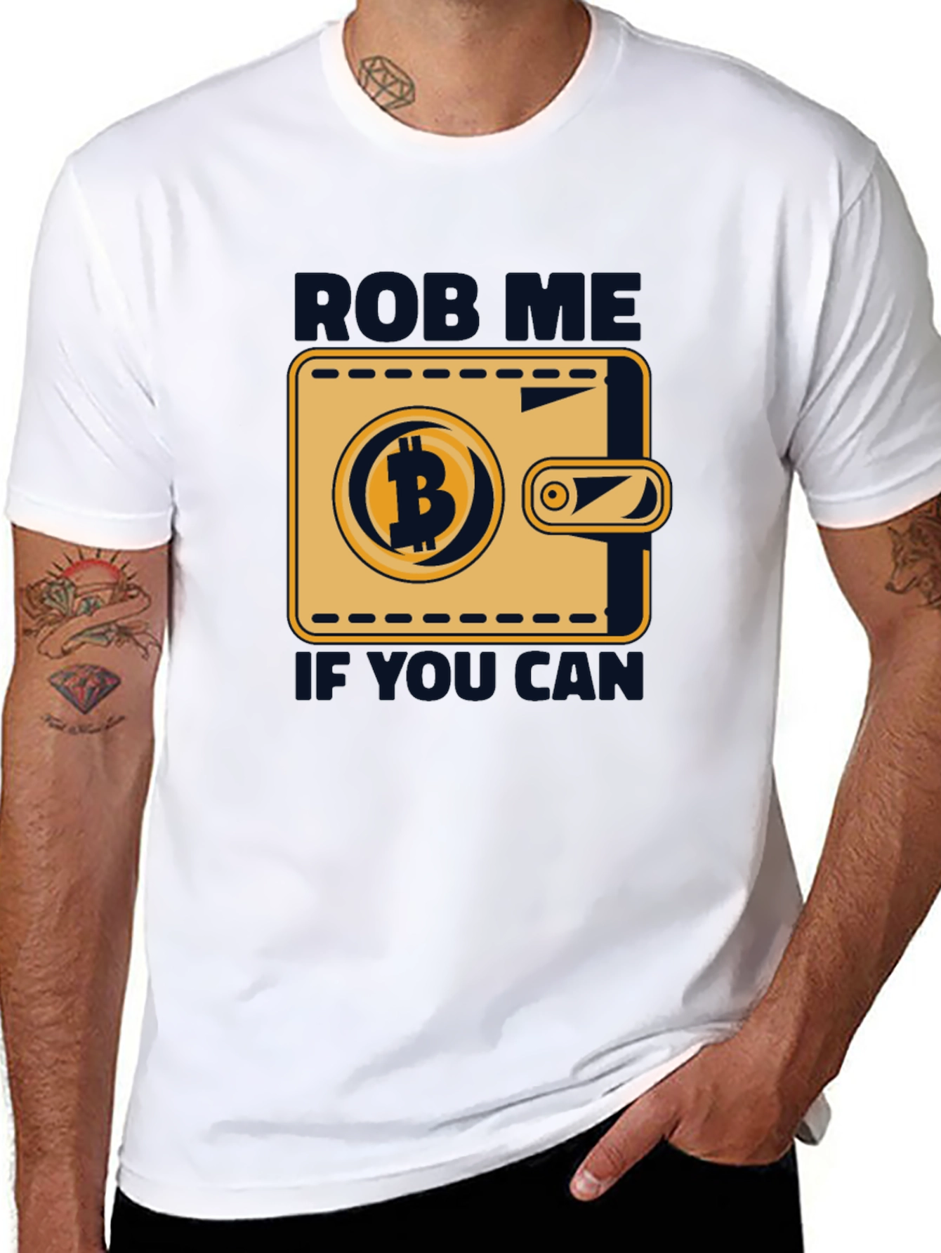 Bitcoin Wallet Graphic T-Shirt