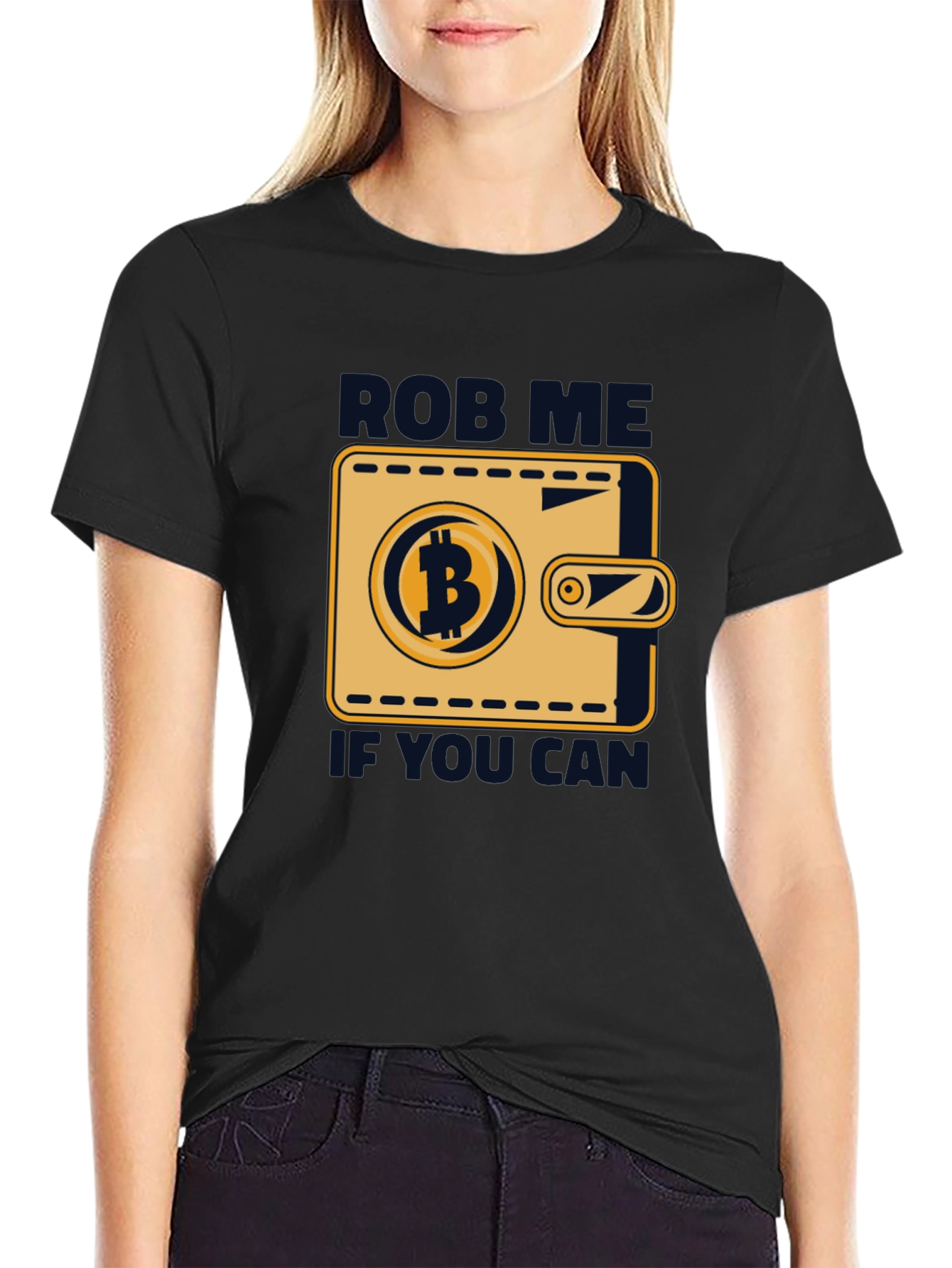 Bitcoin Wallet Graphic T-Shirt