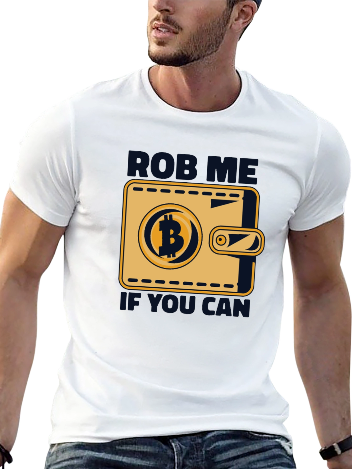 Bitcoin Wallet Graphic T-Shirt