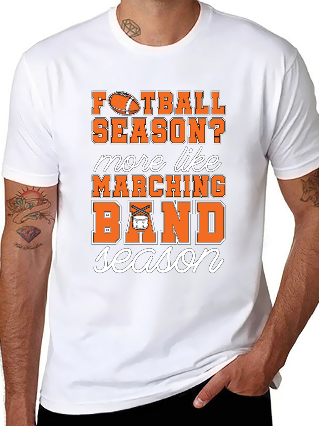 Marching Band Season Graphic Tee