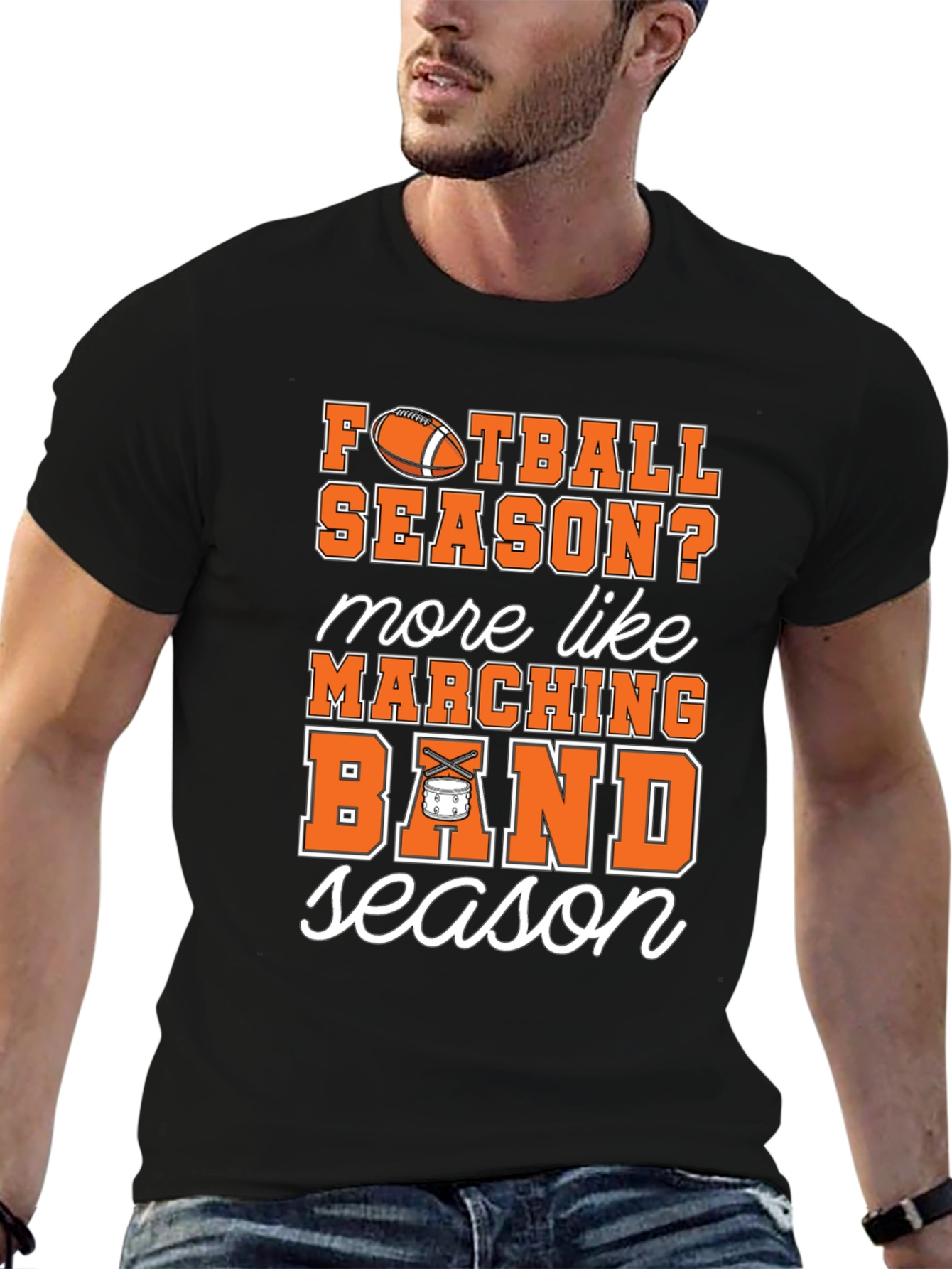 Marching Band Season Graphic Tee
