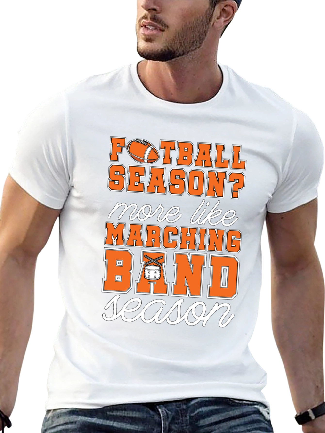 Marching Band Season Graphic Tee