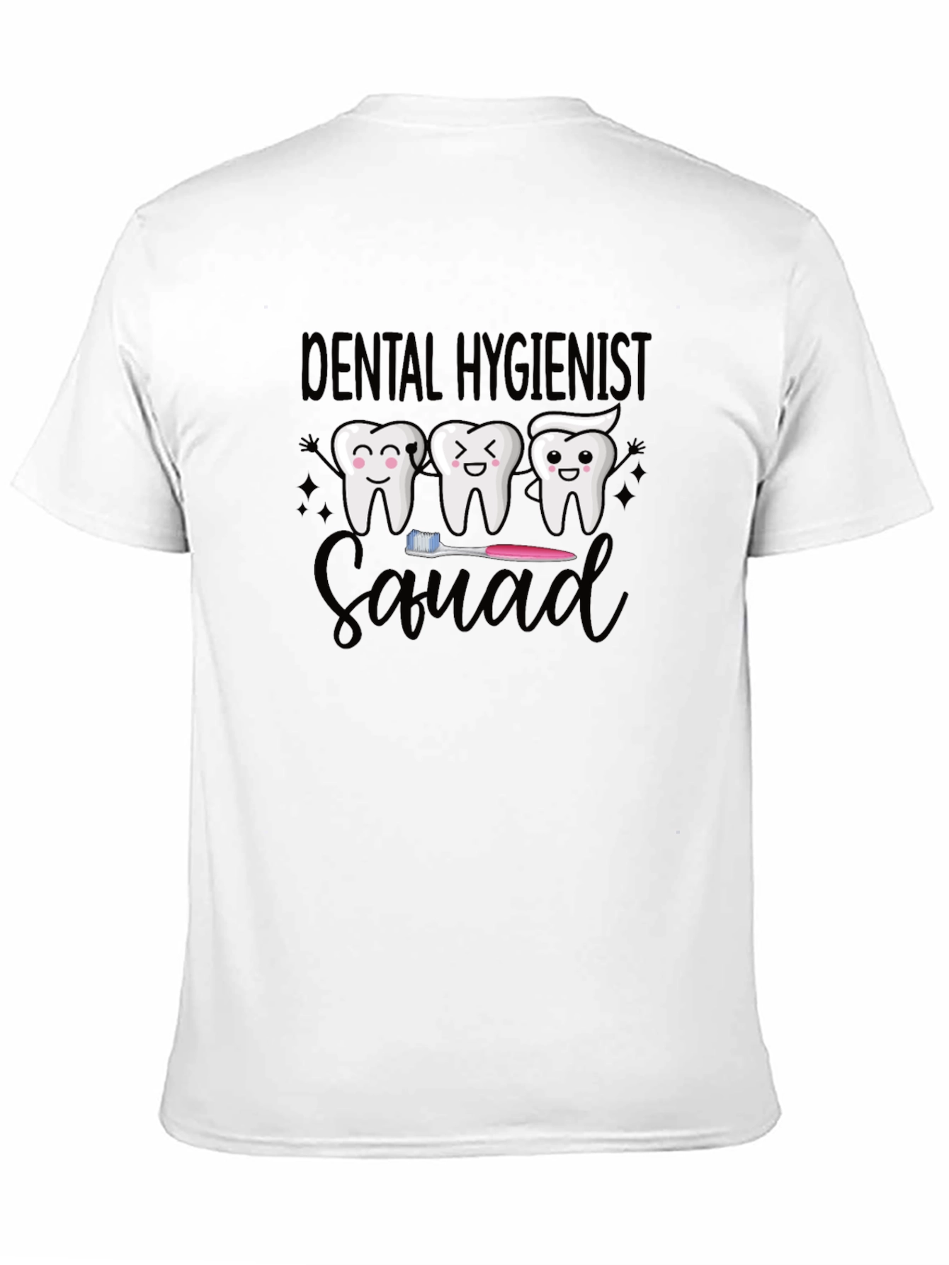 Dental Hygienist Squad Graphic Tee - Black