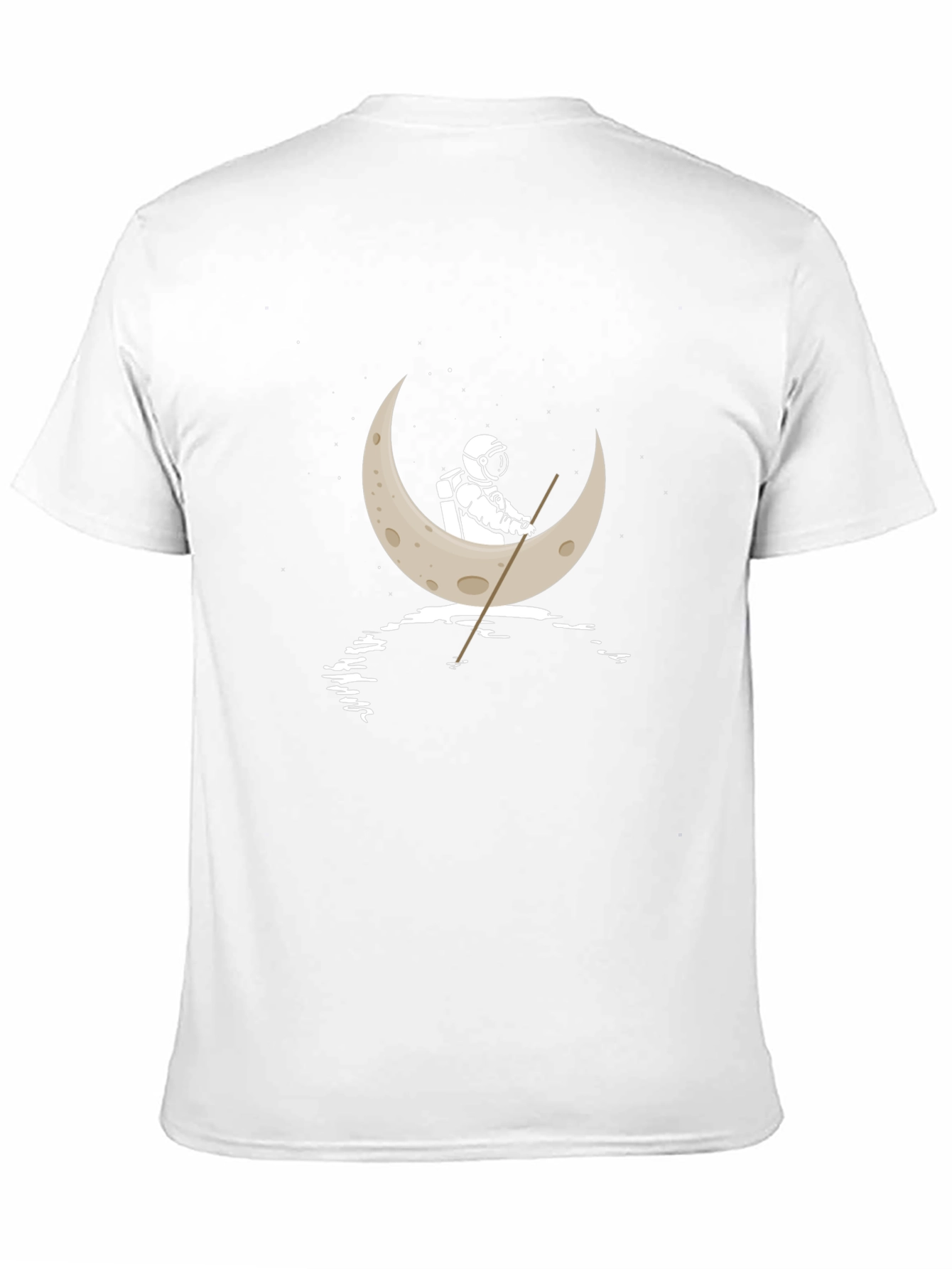 Astronaut Moon Boat T-Shirt