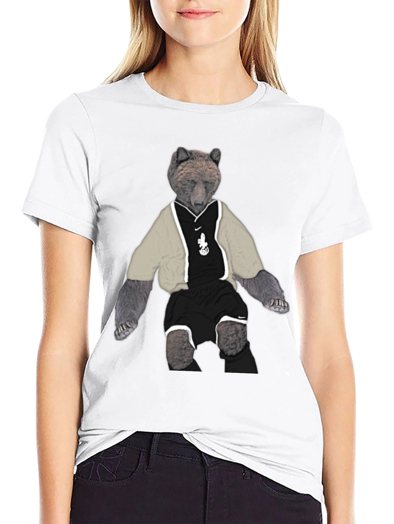 Bear Graphic Tee - Street Style
