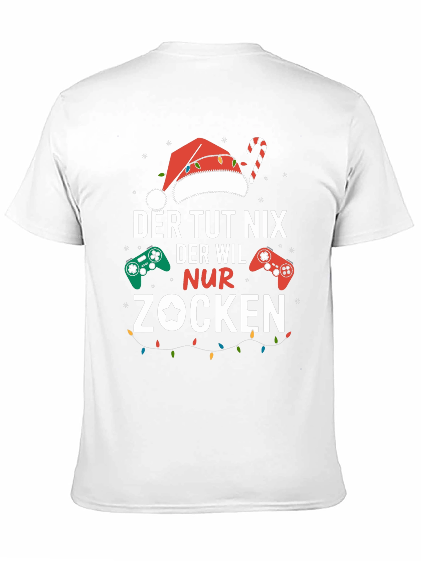 Gamer Christmas T-Shirt - Der Tut Nix Nur Zocken