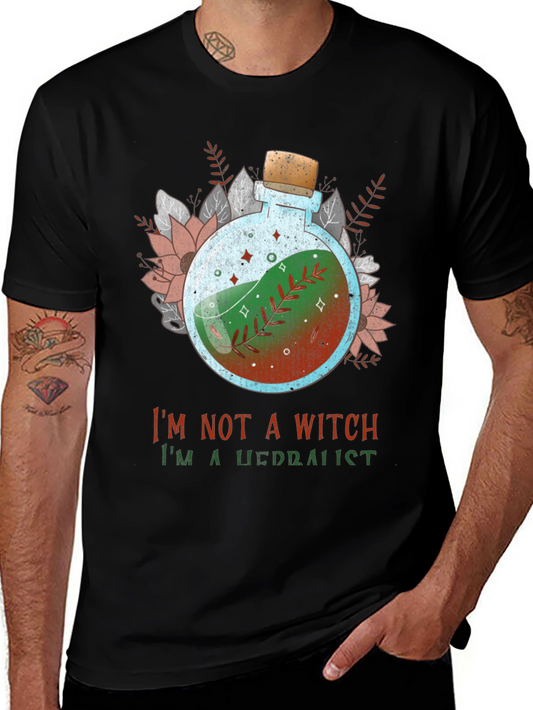 Herb Witchcraft T-Shirt: Im Not a Witch Im a Herbalist
