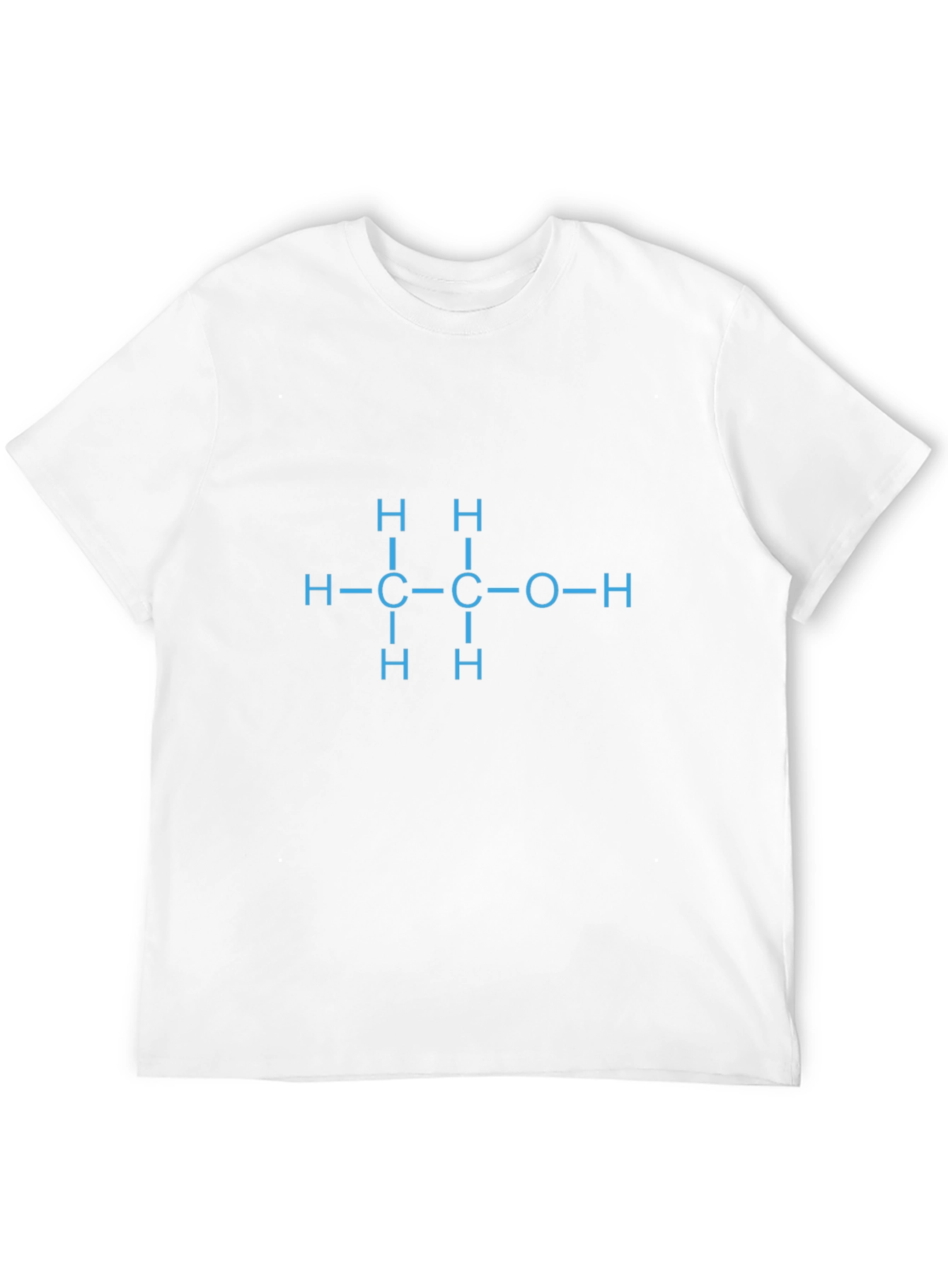 Ethanol Molecule Graphic T-Shirt - Science Tee