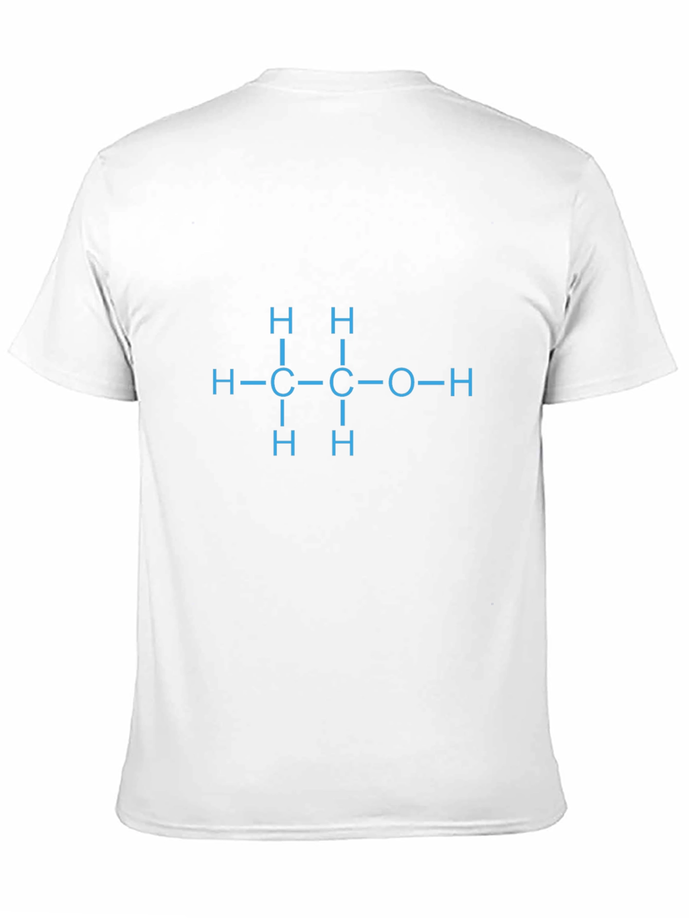 Ethanol Molecule Graphic T-Shirt - Science Tee