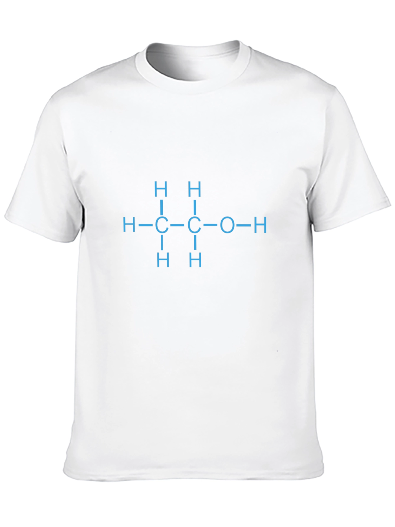 Ethanol Molecule Graphic T-Shirt - Science Tee