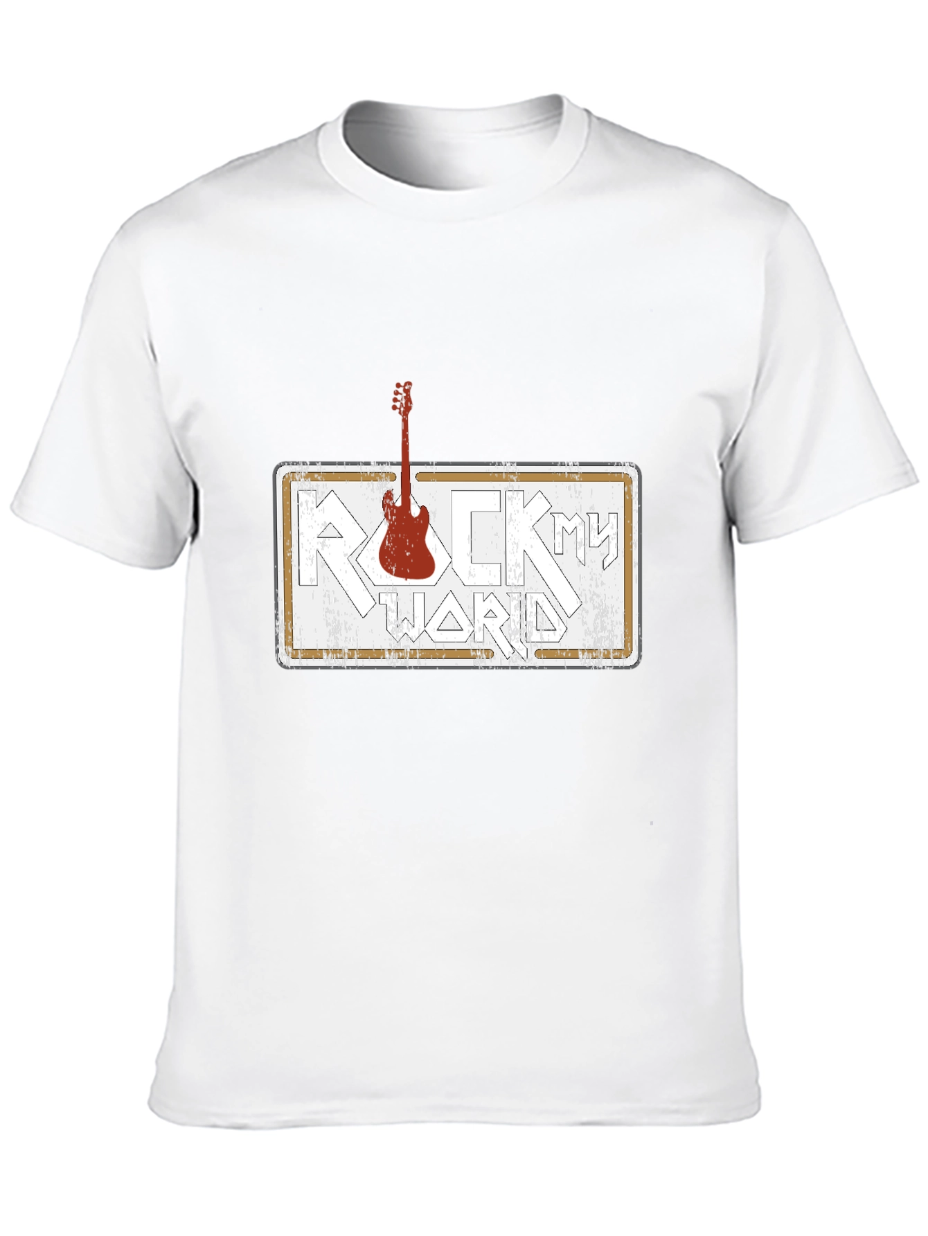 Rock Hard Guitar T-Shirt - Black
