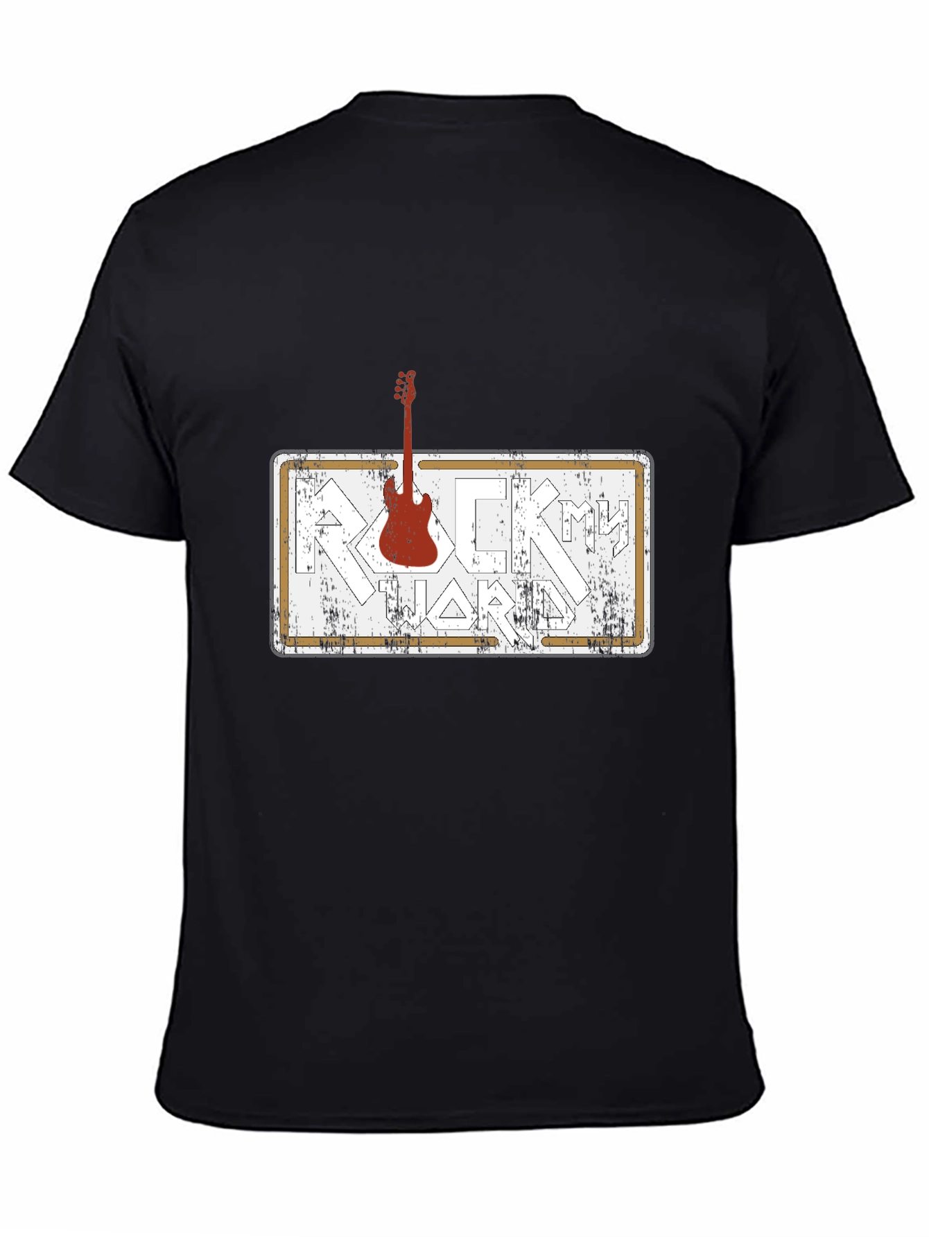 Rock Hard Guitar T-Shirt - Black