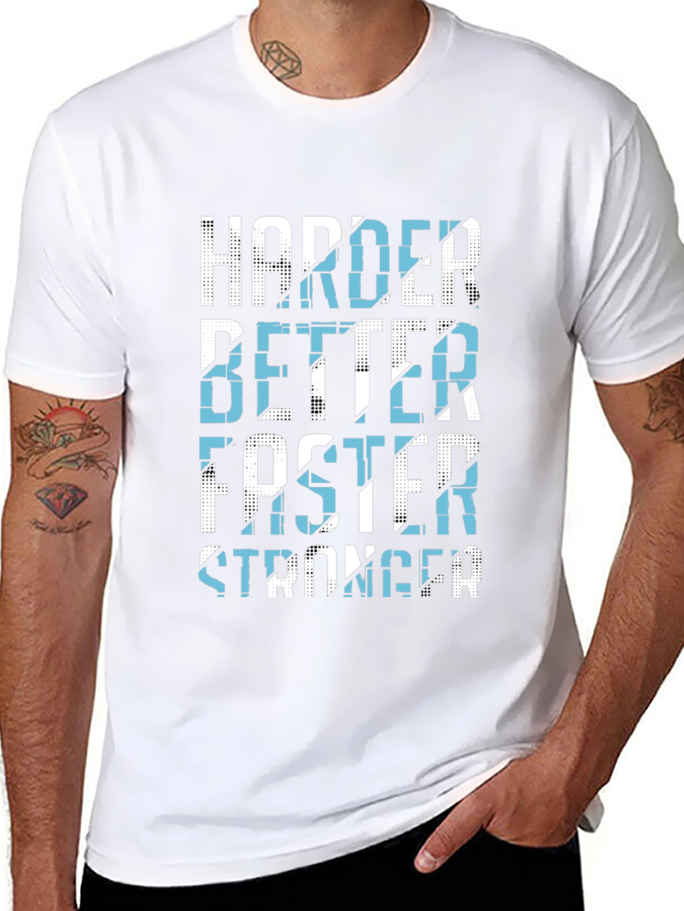 Harder Better Faster Stronger Graphic Tee
