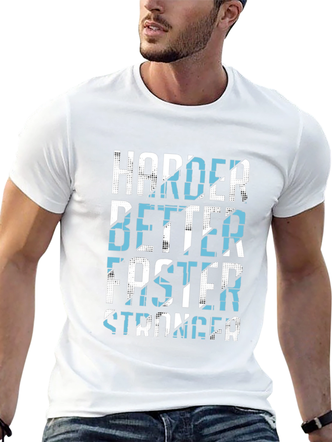 Harder Better Faster Stronger Graphic Tee
