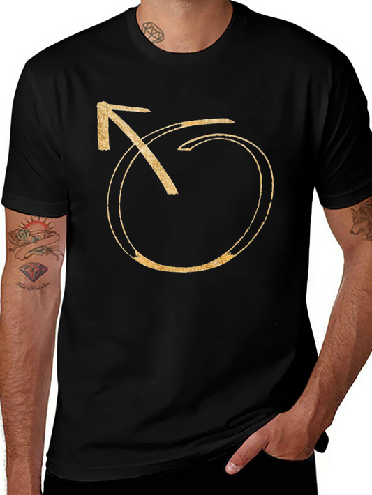 Mars Symbol Graphic Tee - Astrology Shirt