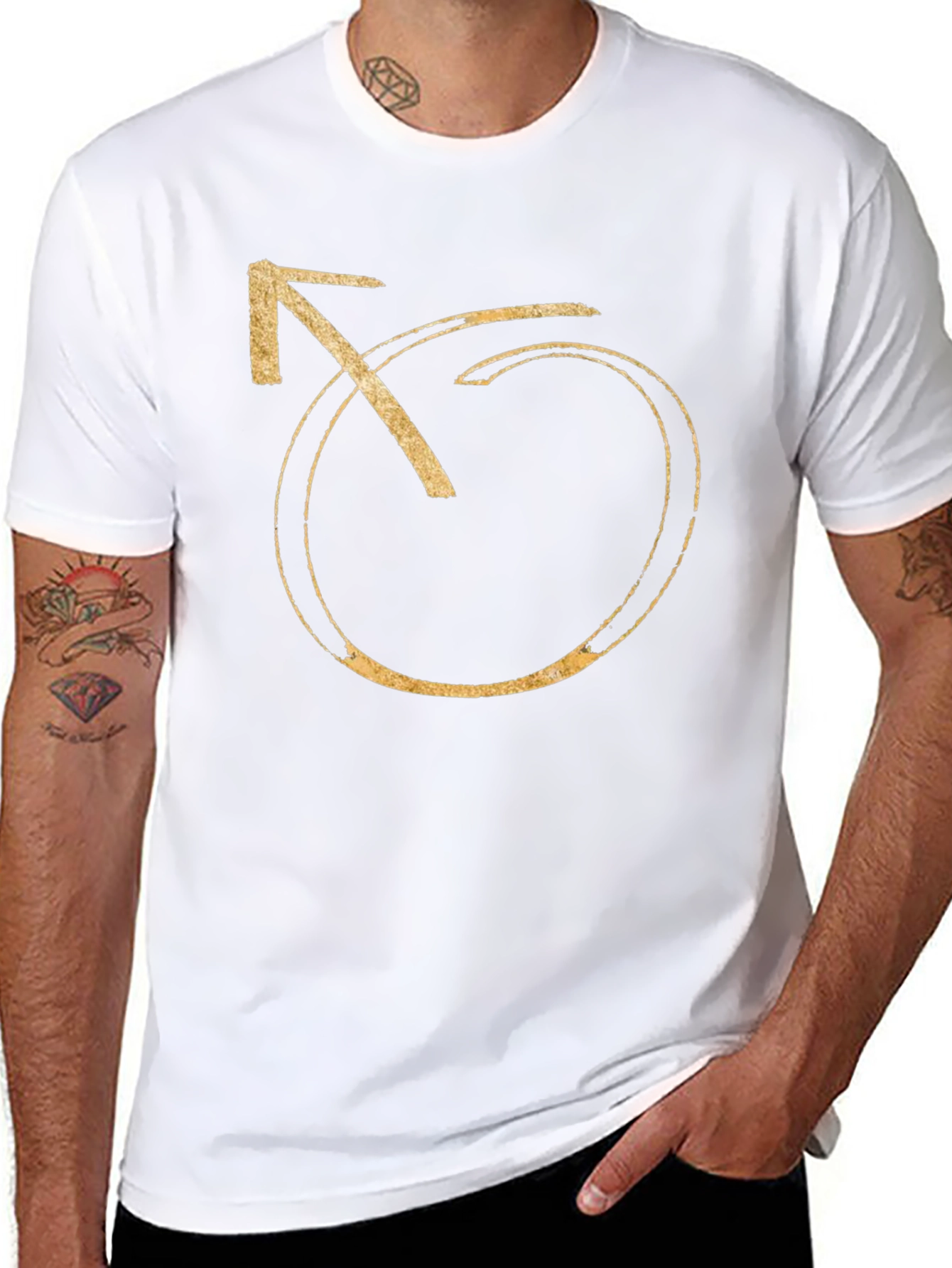 Mars Symbol Graphic Tee - Astrology Shirt