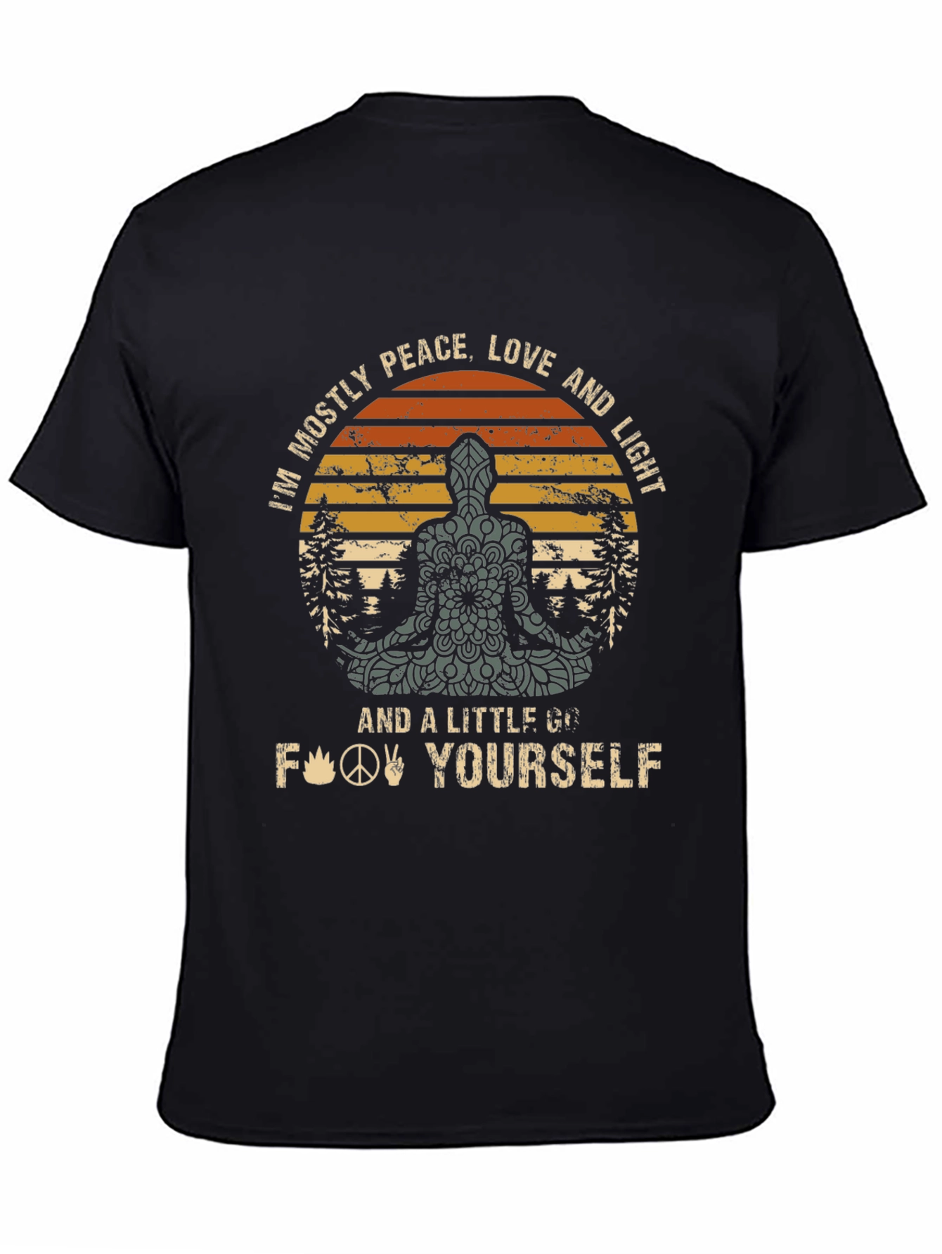 Peace Love & Light Graphic T-Shirt