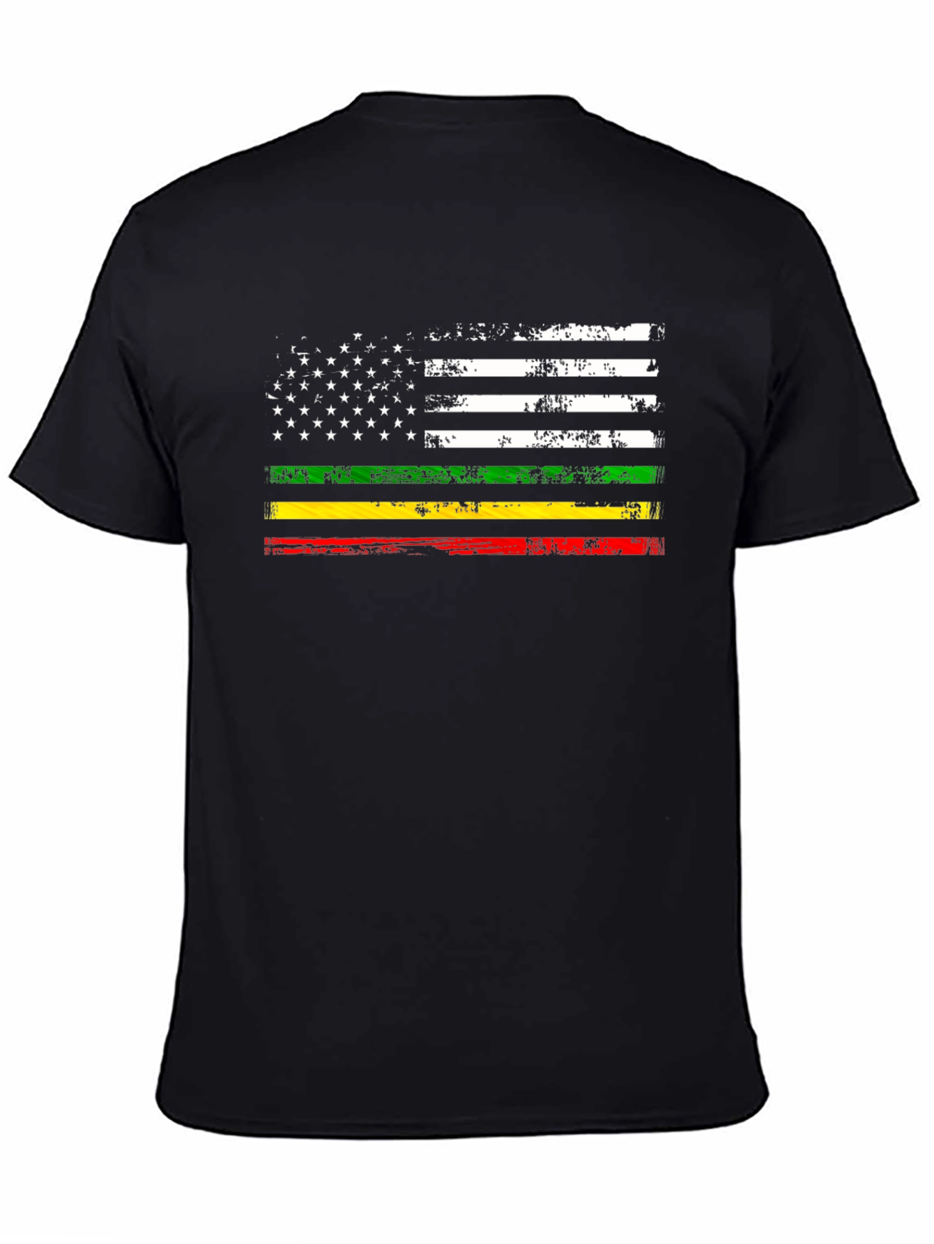 American Flag Support Graphic T-Shirt