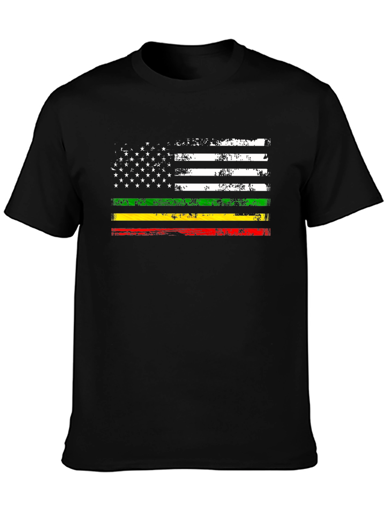 American Flag Support Graphic T-Shirt