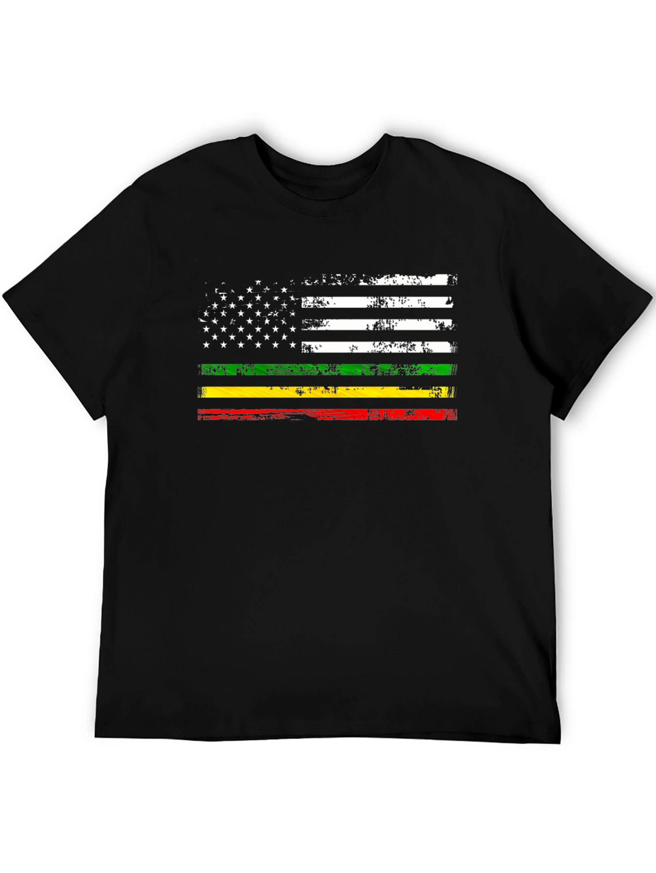 American Flag Support Graphic T-Shirt