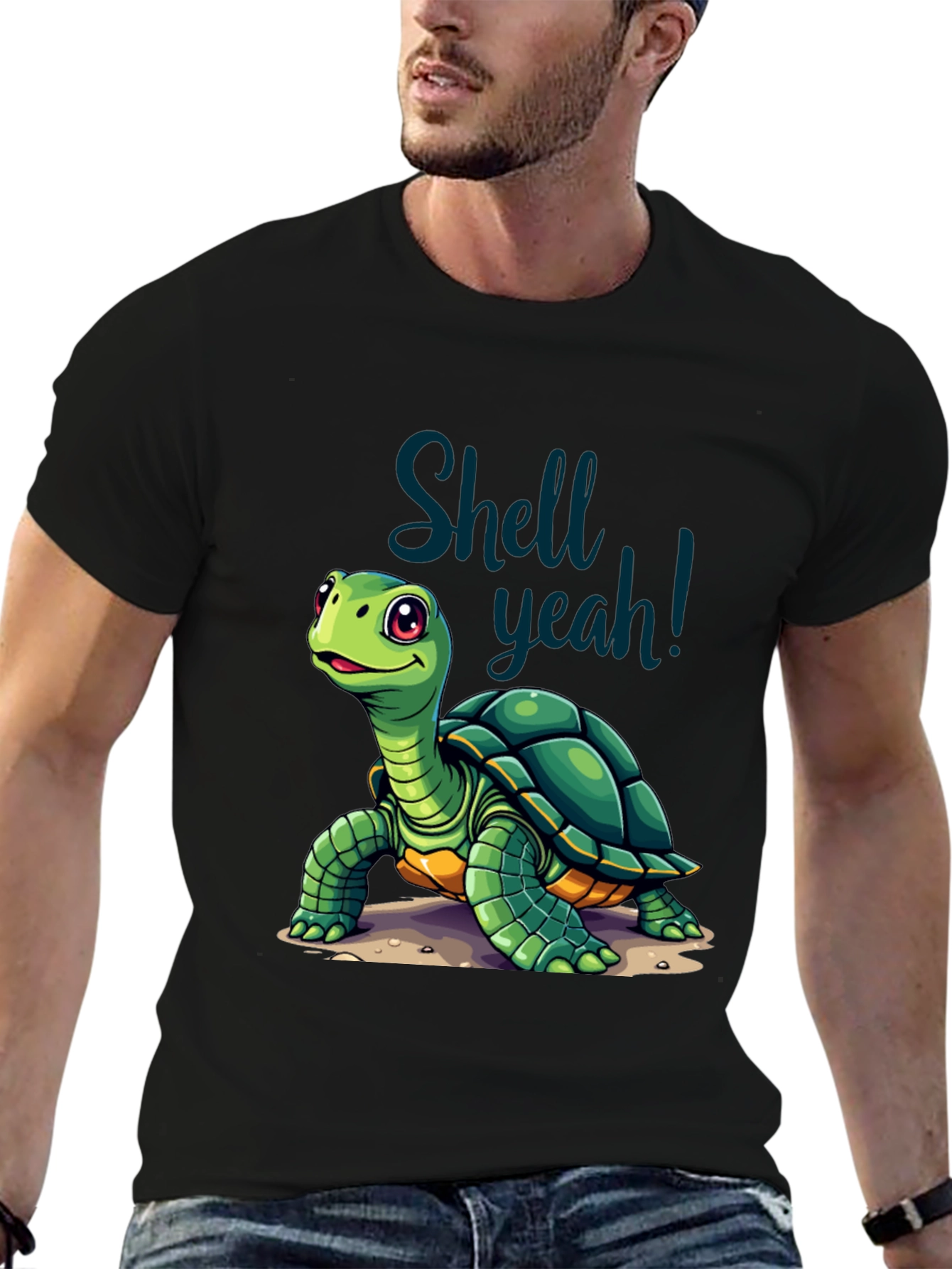 Shell Yeah! Turtle Graphic T-Shirt
