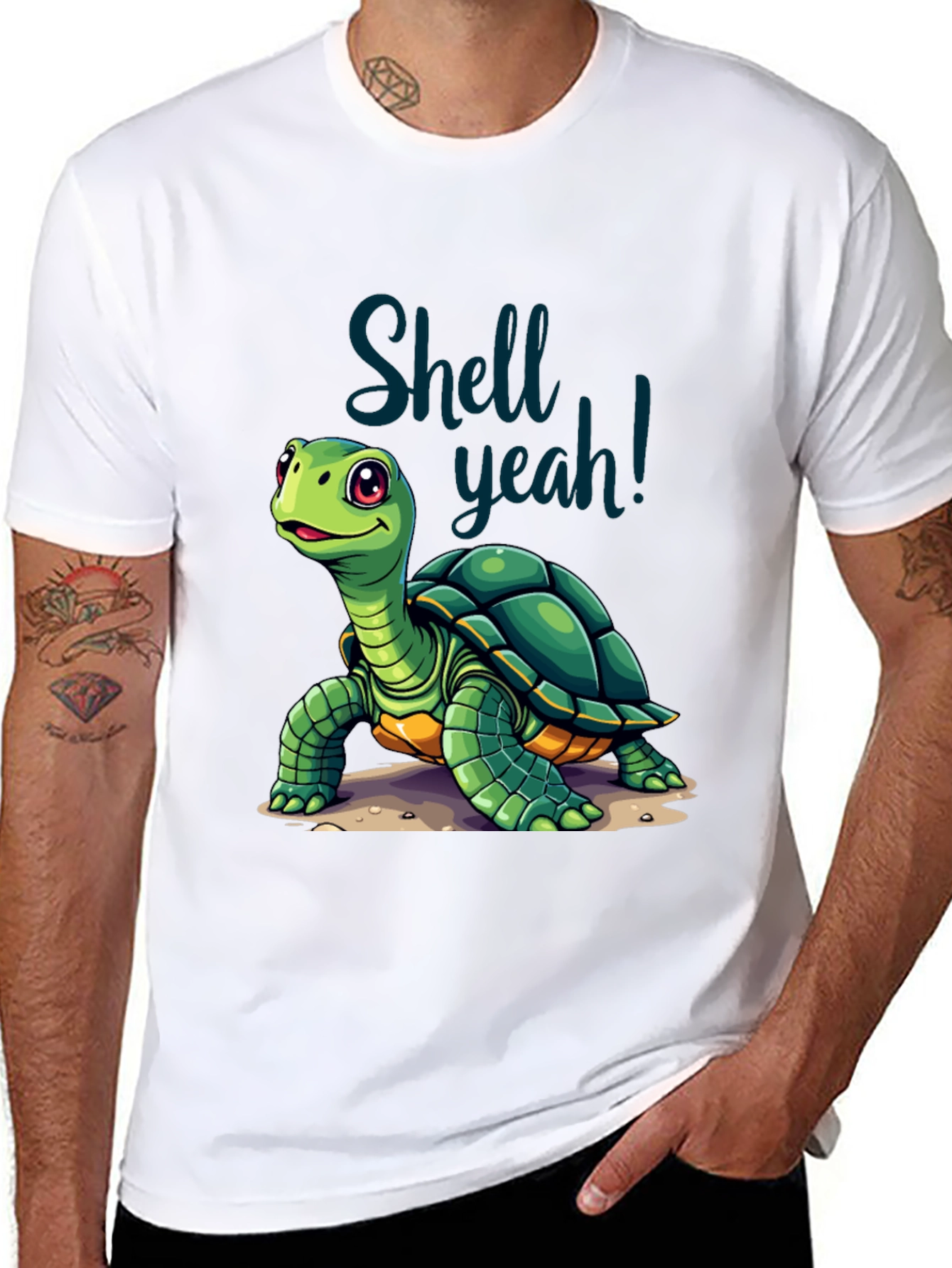 Shell Yeah! Turtle Graphic T-Shirt