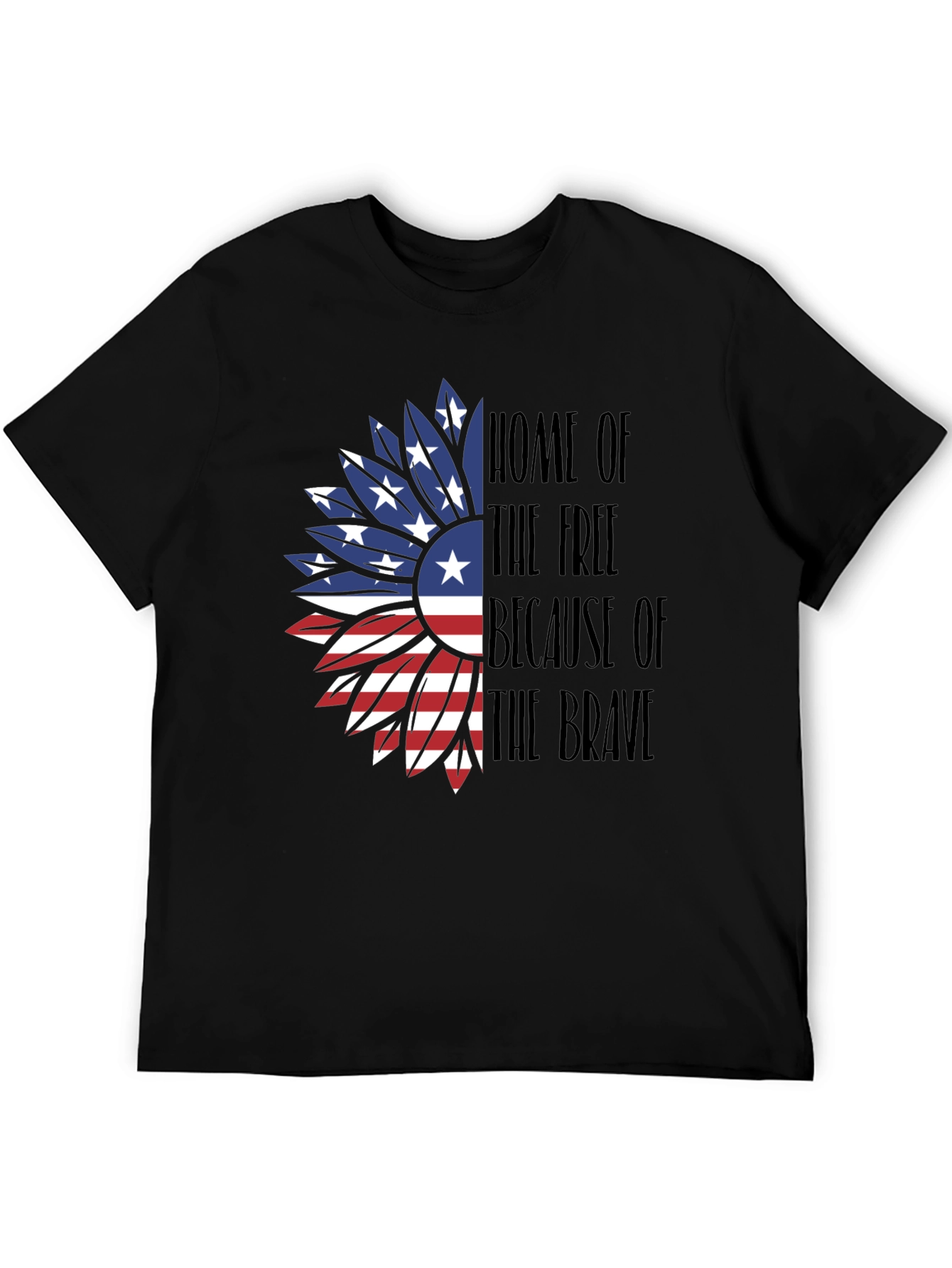 Patriotic Sunflower Graphic Tee