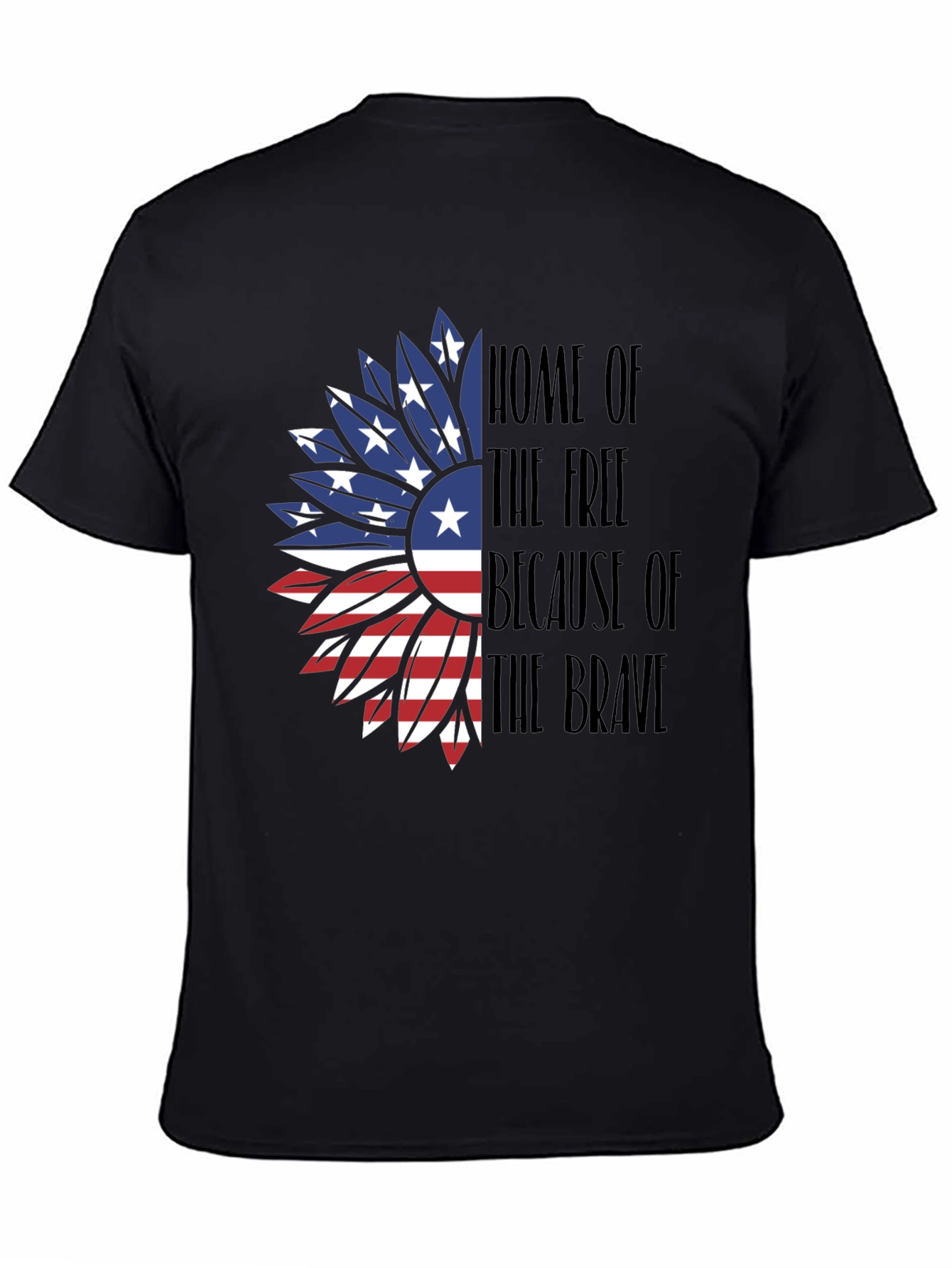 Patriotic Sunflower Graphic Tee
