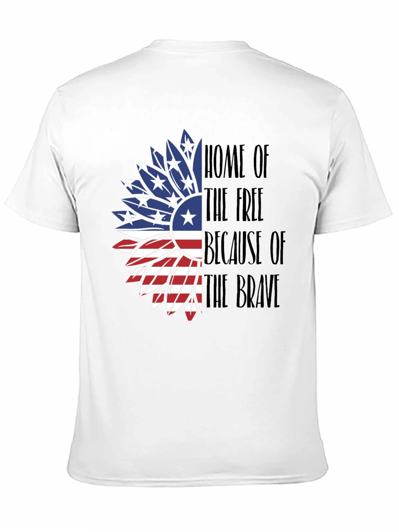 Patriotic Sunflower Graphic Tee