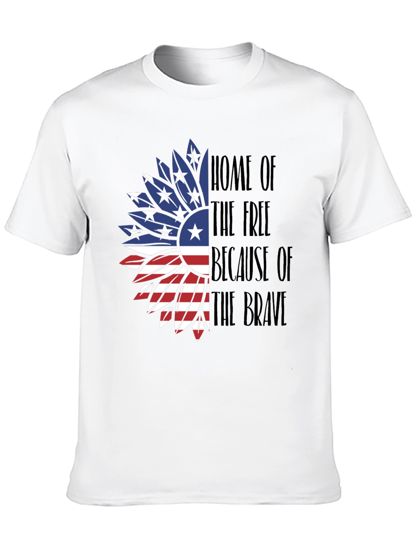 Patriotic Sunflower Graphic Tee