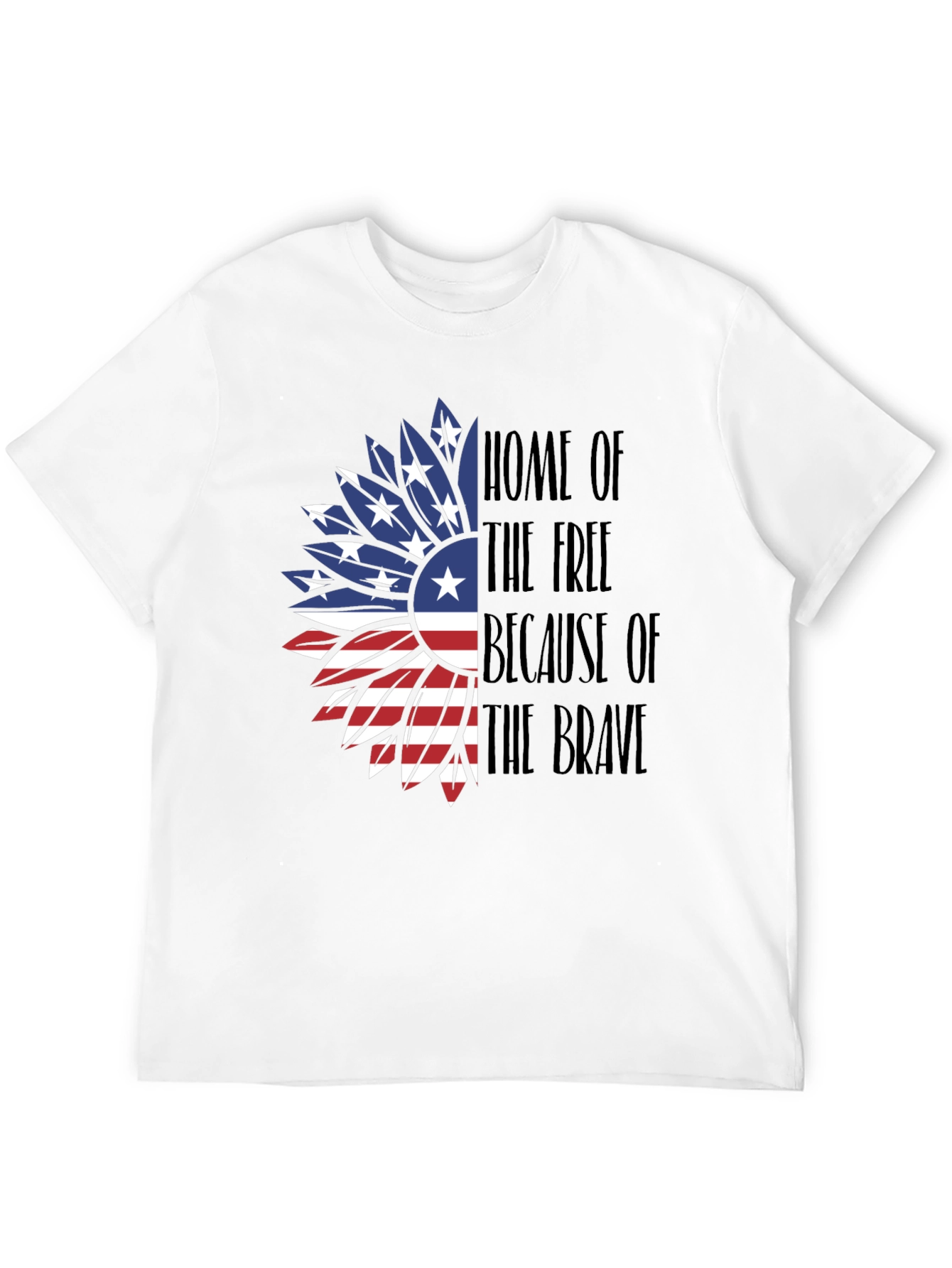 Patriotic Sunflower Graphic Tee