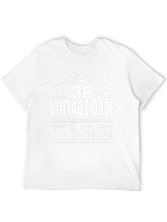 Premium Quality Vintage Dude 38 Years T-Shirt